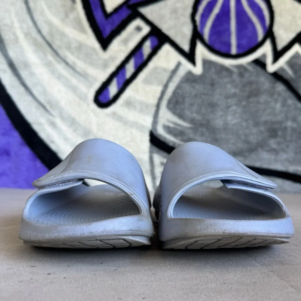 Size M7/W9 - OOFOS OOahh Sport Flex Slide Neptune Blue